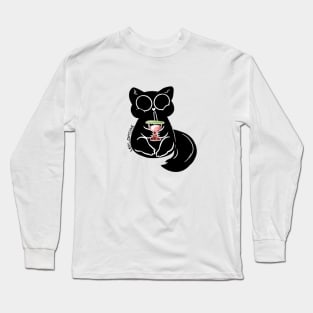 Boba Cat Long Sleeve T-Shirt